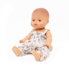 Overal pro panenku 34 cm By Loli - Romance - Flowers