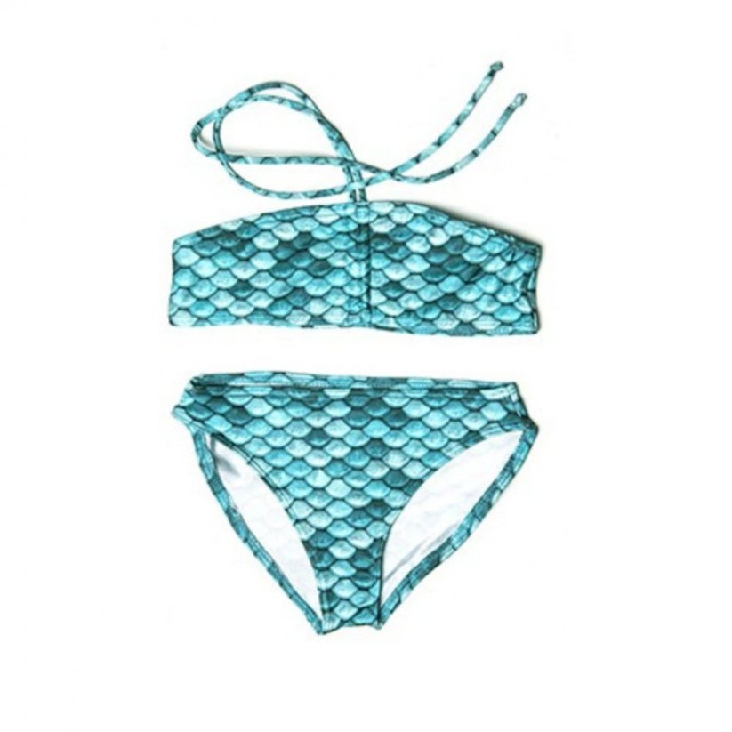 Plavky pro mořské panny Kuaki Mermaids - Turquoise - XXS 5-6 let