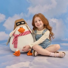 Plyšový houser letec Orange Toys 50 cm - Goose