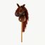 Hobby koník na tyči By Astrup - Hobby Horse Brown