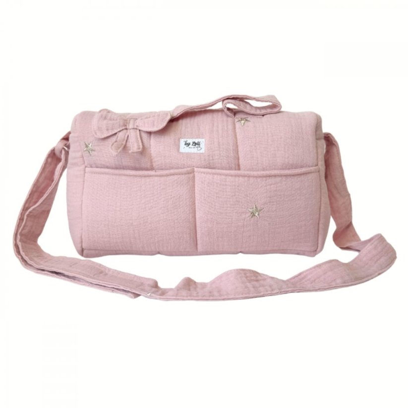 Přebalovací taška na kočárek pro panenku By Loli - Pink dream