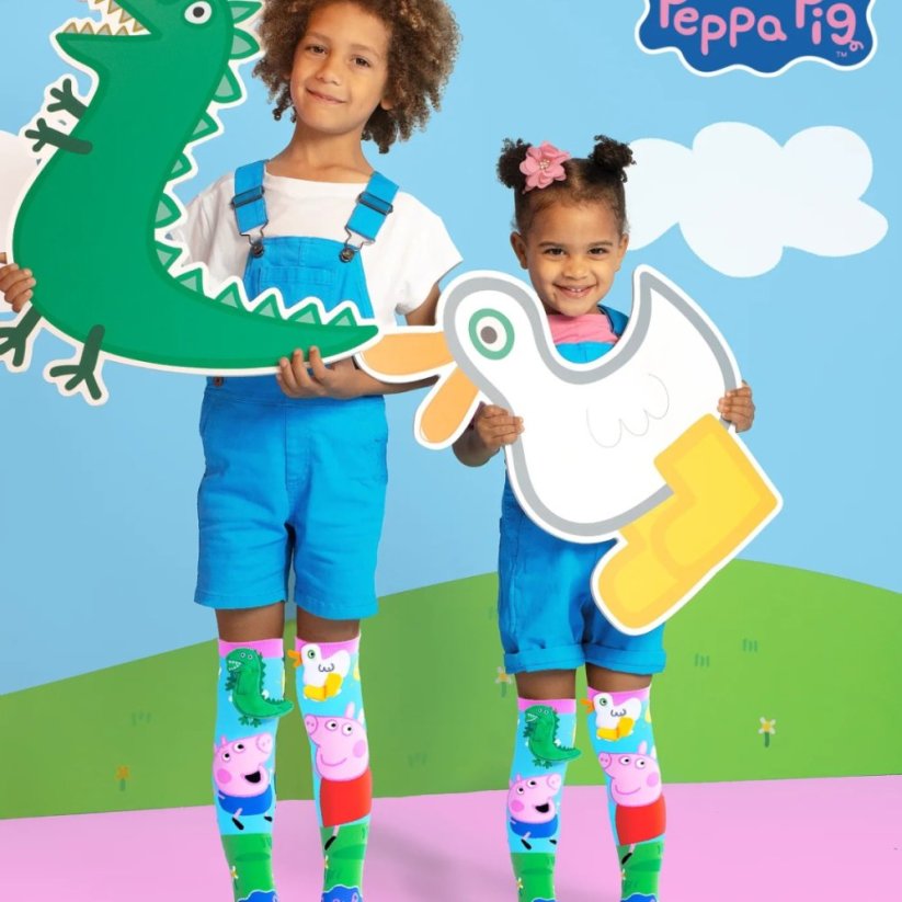 Podkolenky MADMIA - Peppa Pig and George - 3 - 5 let