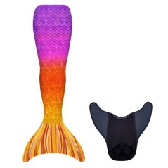 Kostým mořské panny Kuaki Mermaids - Mořský ocas a monofin ploutev - Ibiza - XXS 5-6 let