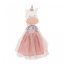 Látkový jednorožec s extra ploutví 29 cm Orange Toys - Daphne The Unicorn - Pink Dress \ Mermaid tail