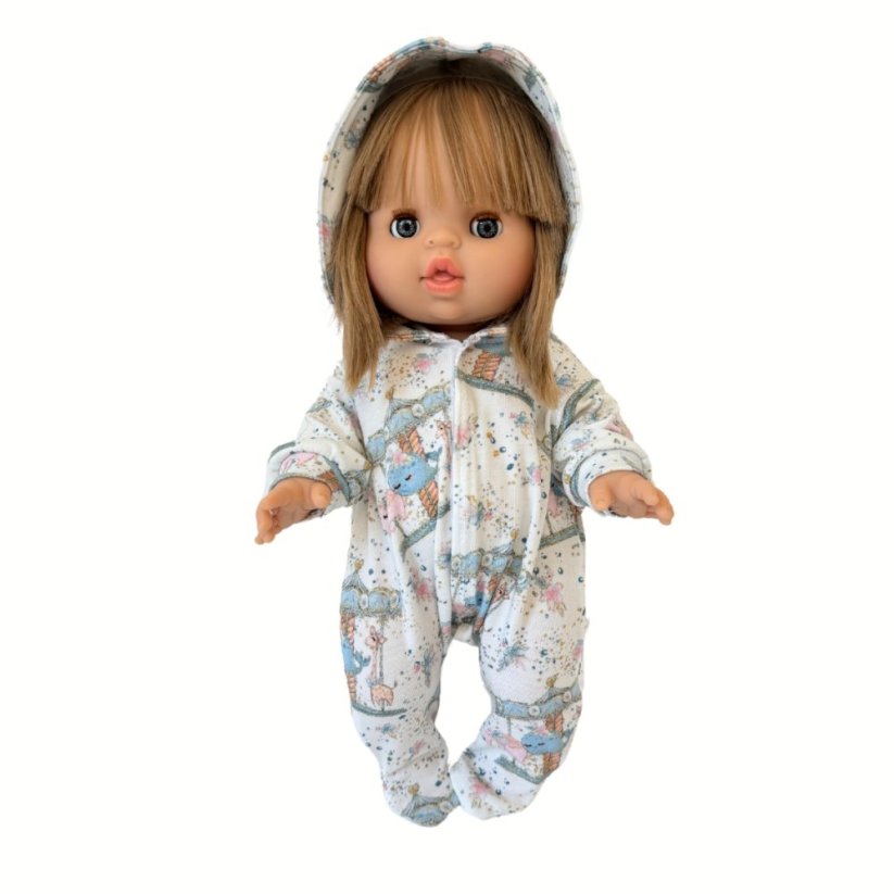 Overal s kapucí pro panenku 34 cm By Loli - Baby - Carousel