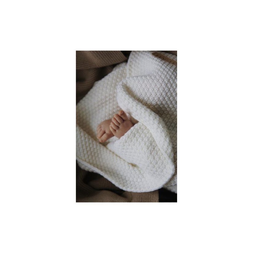 Deka ze 100% merino vlny My Memi - Light wool Collection - Pink