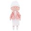 Látkové prasátko 30 cm Cotti Motti Orange Toys - Nicky in Pink jacket