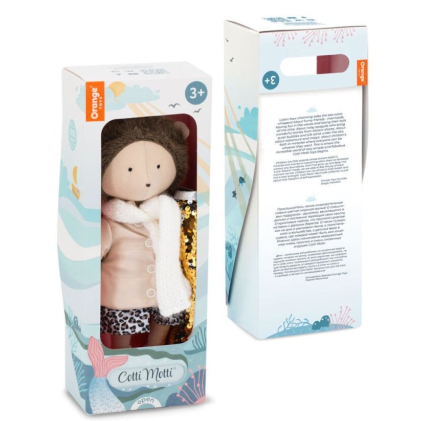 Látkový ježek 30 cm Cotti Motti Orange Toys - Henry
