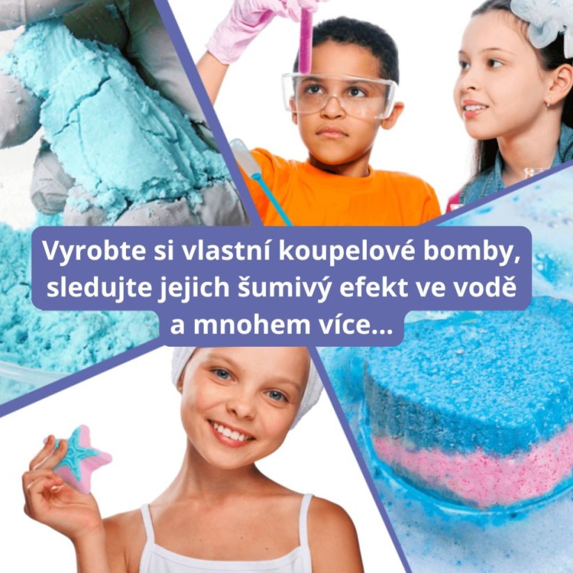 Výroba bomb do koupele Science4you - Bath Bombs 8+