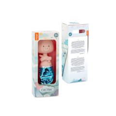 Látkové prasátko s ploutví 30 cm Cotti Motti Orange Toys - Nicky Mermaid tail