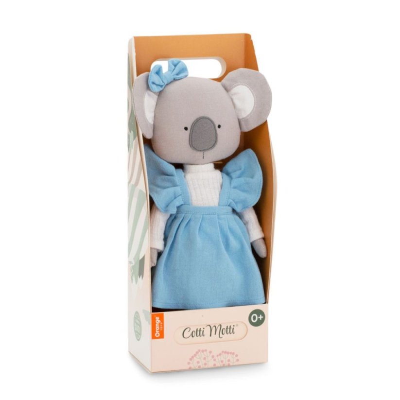 Látková koala 30 cm Cotti Motti Orange Toys - Annie Blue Dress