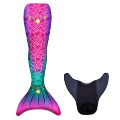 Kostým mořské panny Kuaki Mermaids - Mořský ocas a monofin ploutev - Star - M 10-12 let