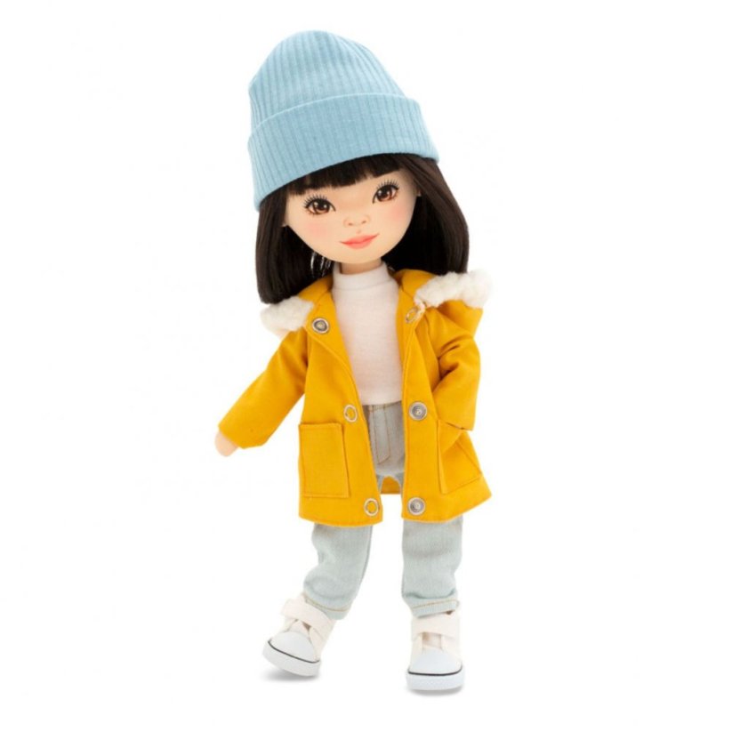 Látková panenka Orange Toys - Sweet sisters Lilu - Mustard Parka