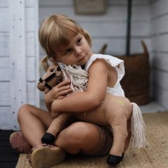 Mini koník Daisy By Astrup - Horse Beige 30 cm