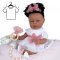 Oblečení pro panenku o velikosti 45cm De Cuna - White dress