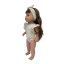 Body a čelenka pro panenku Baby Born 43cm - Fairy - Beige flowers