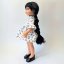Šaty pro panenku / noční košilka Paola Reina a Minikane 32 cm By Loli - Wednesday Night Dress