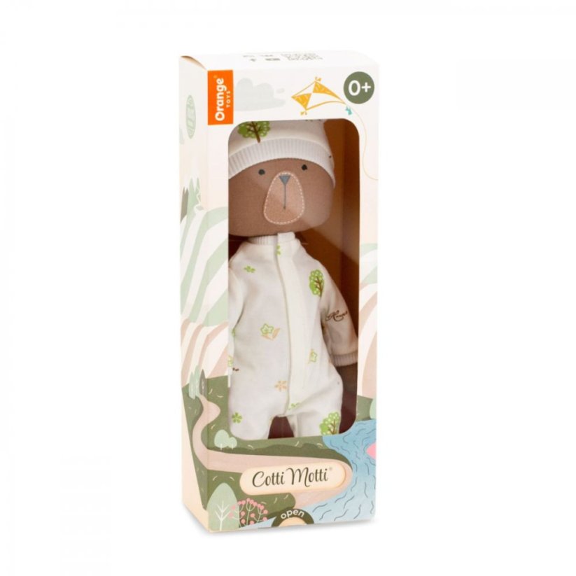 Látkový medvídek 30 cm Cotti Motti Orange Toys - Oscar in pyjama