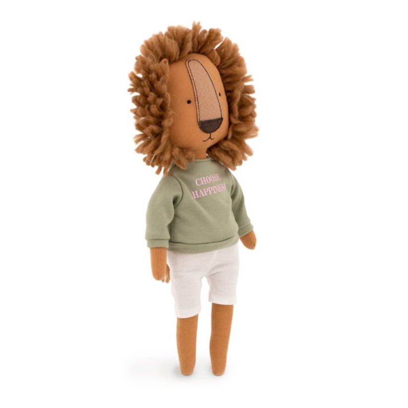 Látkový lvíček 30 cm Cotti Motti Orange Toys - Simon