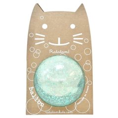 Třpytivý míč Ratatam - Cat bubble blue ball