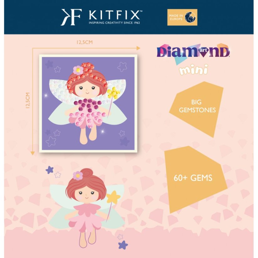 Diamantové malování pro nejmenší víla Kitfix - Mini 5+