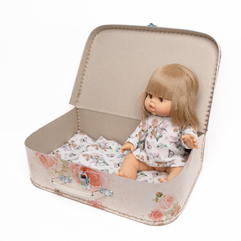 Noční košilka pro panenku 34 cm - By Loli - Romantic Flowers And Butterflies