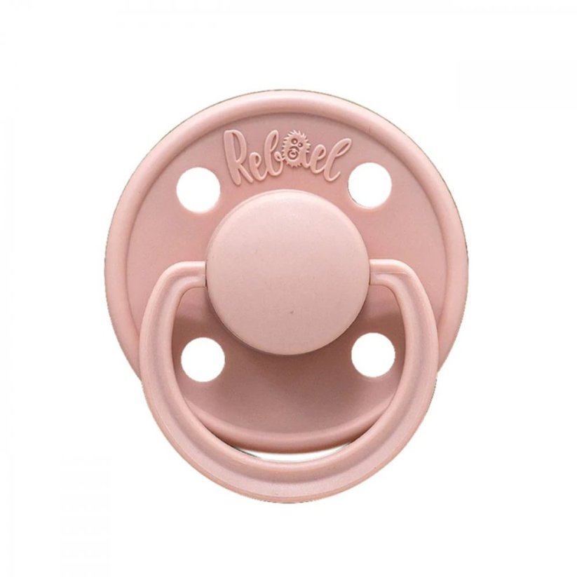 Dudlík Rebael z přírodního kaučuku 1 ks - Baby Blush - 0-6 měsíců (velikost 1)