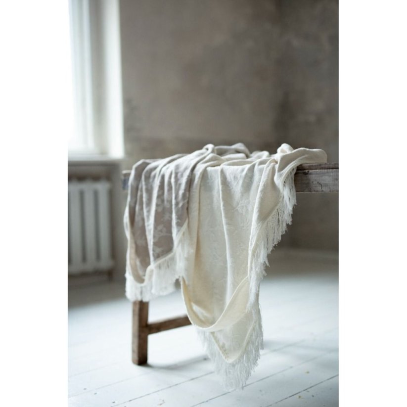 Dětská luxusní osuška s kapucí My Memi - Boho Leaves - Beige
