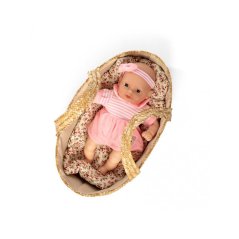 Košík pro panenku Mini Momy by Astrup - Natural 35 cm