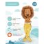 Látkový lvíček s ploutví 30 cm Cotti Motti Orange Toys - Simon Mermaid tail