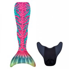 Kostým mořské panny Kuaki Mermaids - Mořský ocas a monofin ploutev - Zanzibar - S 8-10 let