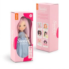 Látková panenka Orange Toys - Sweet sisters Billie - Blue Satin Dress