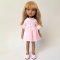 Šaty pro panenku Paola Reina a Minikane 32 cm By Loli - Fairy - Baby pink