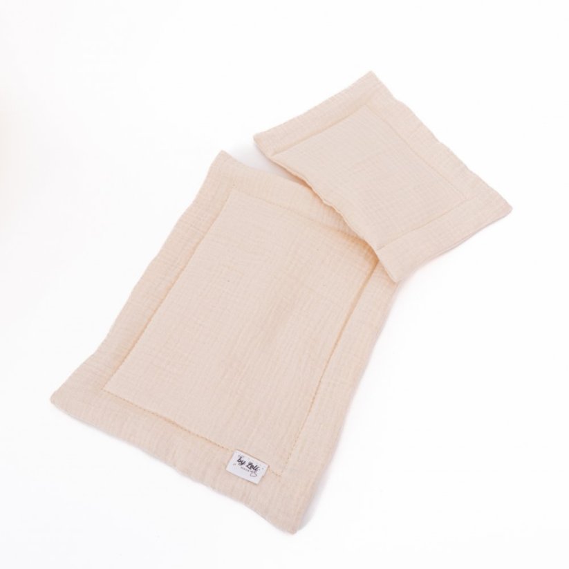 Peřinky pro panenku By Loli - Cream