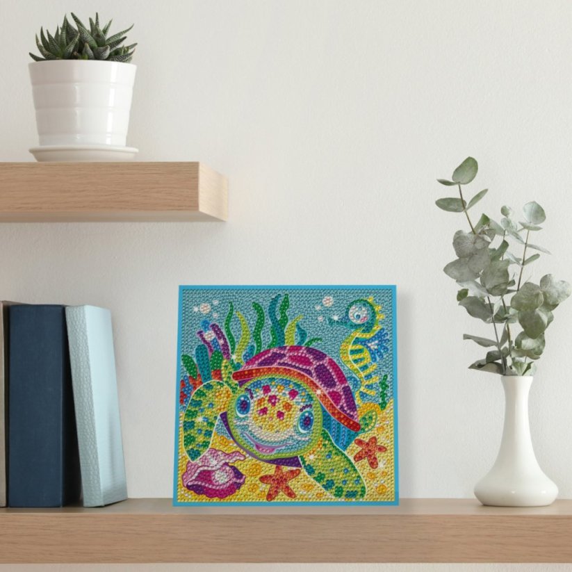 Diamantové malování želva Kitfix - Classic 6+