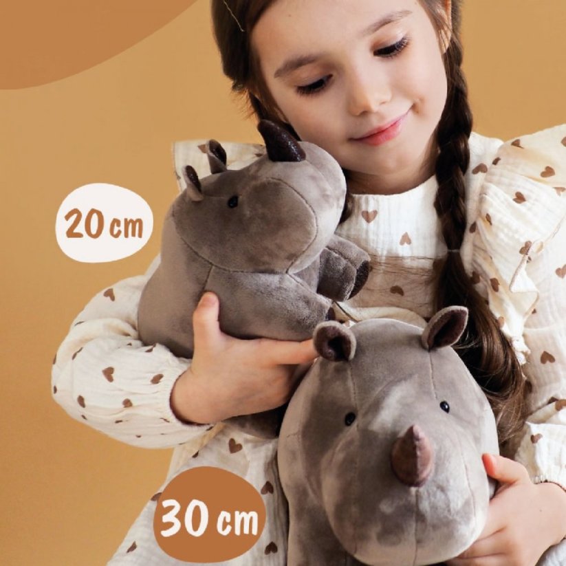 Plyšový nosorožec Orange toys 20 cm - Rhino