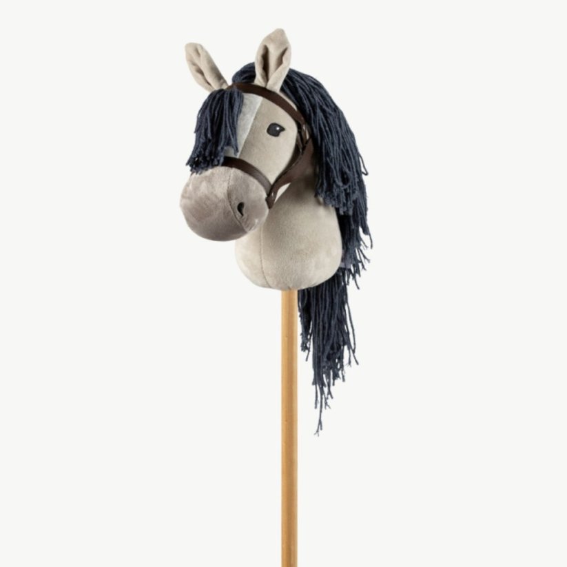 Hobby koník na tyči By Astrup - Hobby horse Grey