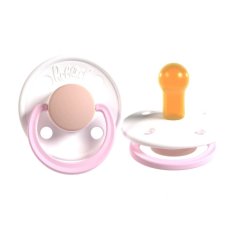 Dudlík Rebael z přírodního kaučuku 1 ks - Snowy Soft Flamingo - 0-6 měsíců (velikost 1)