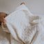 Deka ze 100% merino vlny My Memi - Wool Collection - Cream