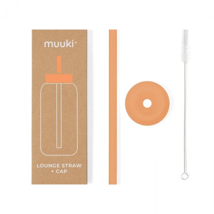 Brčko a víčko pro lahev Muuki 720 ml - Tropical Papaya