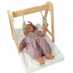 Dřevěná hrazdička pro panenky By Astrup - Activity gym for dolls