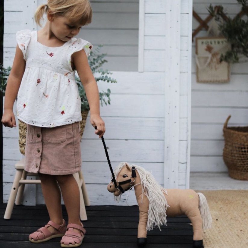 Mini koník Lucky By Astrup - Horse Grey 30 cm