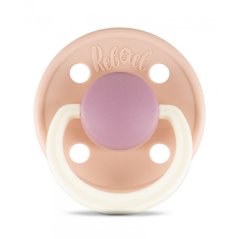 Dudlík Rebael z přírodního kaučuku 1 ks - Tornado Plum Mouse - 6-18 měsíců (velikost 2)