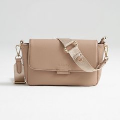 Mini crossbody kabelka pro maminku Joissy KENZA - Beige blush