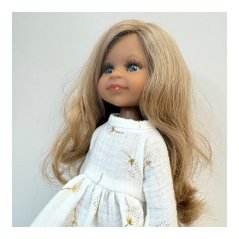 Šaty pro panenku Paola Reina a Minikane 32 cm By Loli - Classic - White Gold
