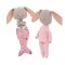 Látkový zajíček s extra ploutví 30 cm Orange Toys - Lucy The Bunny - Pink Tracksuit / Mermaid tail