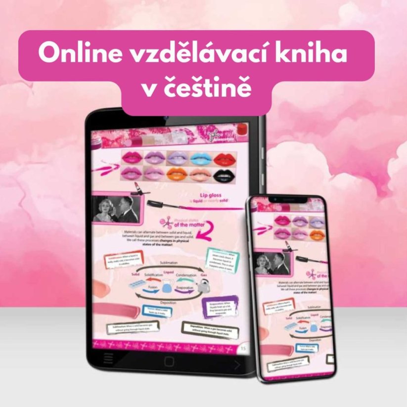 Výroba rtěnek a lesků na rty Science4you - Lipstick & Lip Glass Studio 6+