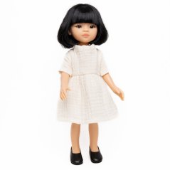 Šaty pro panenku Paola Reina a Minikane 32 cm By Loli - Boho - Créme