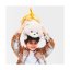 Plyšová ležící kočička v plstěném vaku Orange Toys 56 cm - Milo the White Cat