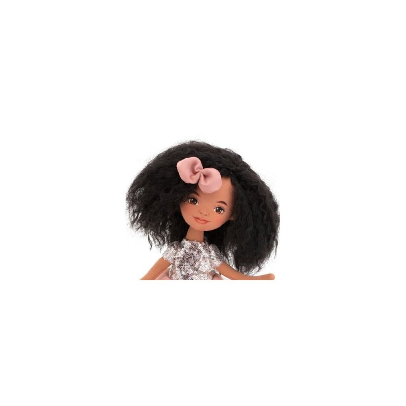 Látková panenka Orange Toys - Sweet sisters Tina - Pink Dress with Sequins